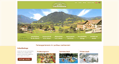 Desktop Screenshot of landhaus-liechtenstein.at